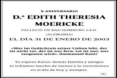 Edith Theresia Moericke